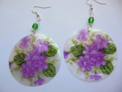 Náušnice houkání z lesa