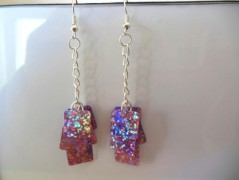 Náušnice houkání z lesa