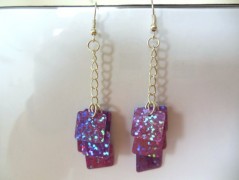 Náušnice houkání z lesa