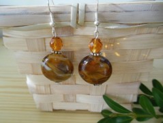 Náušnice houkání z lesa