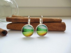 Náušnice houkání z lesa