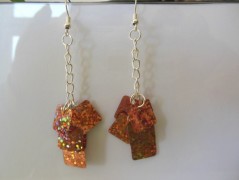 Náušnice houkání z lesa