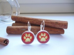 Náušnice houkání z lesa