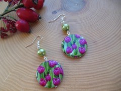 Náušnice houkání z lesa