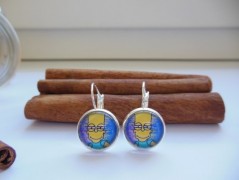 Náušnice houkání z lesa