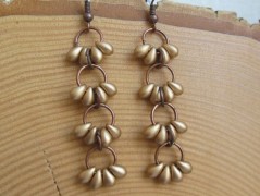 Náušnice houkání z lesa