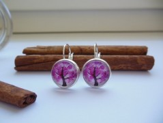 Náušnice houkání z lesa