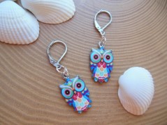 Náušnice houkání z lesa