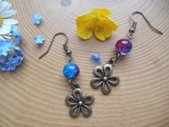 Náušnice houkání z lesa