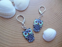 Náušnice houkání z lesa