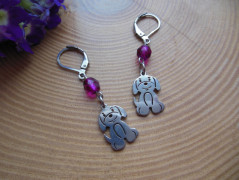 Náušnice houkání z lesa