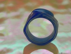 GRin 4D - skleněný prsten