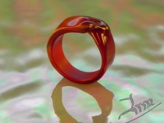 GRin 4D - skleněný prsten