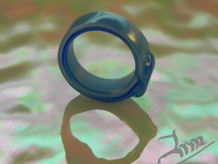 GRin 4D - skleněný prsten