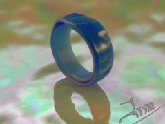 GRin 4D - skleněný prsten
