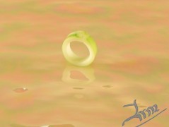 GRin 4D - skleněný prsten