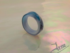 GRin 4D - skleněný prsten