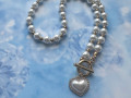 Perlové korálky se srdíčkem