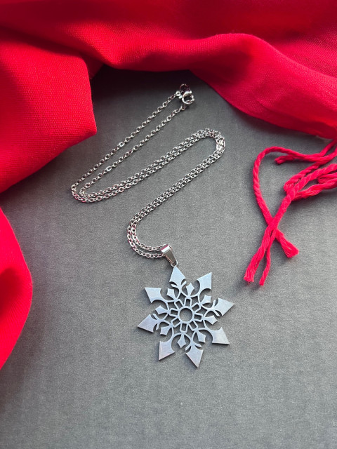 Řetízek s hvězdičkou - S.Steel přívěsek vánoce hvězdy nerez hvězdičky steel 