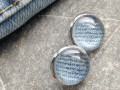 Riflové náušnice světlé - puzety