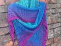 Červánky - háčkovaný pléd