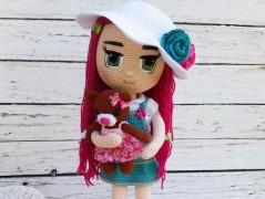 Panenka Amálka - návod na háčkování