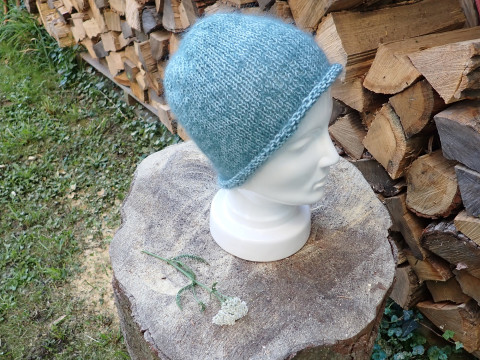 Pomněnková čepice čepice lehká hřejivá 