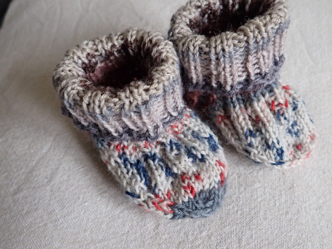 Ponožky pro panenku - miminko botičky pro panenku oblečky pro panenky háčkované sandálky 