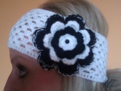 Morušový - háčkovaný šátek