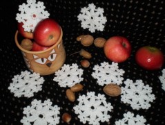 Morušový - háčkovaný šátek