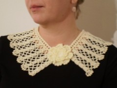 Morušový - háčkovaný šátek