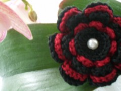 Morušový - háčkovaný šátek