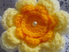 Morušový - háčkovaný šátek