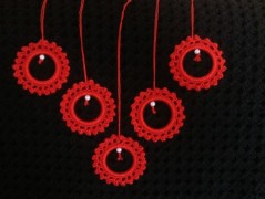 Morušový - háčkovaný šátek