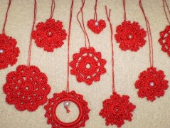 Morušový - háčkovaný šátek