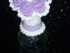 Morušový - háčkovaný šátek