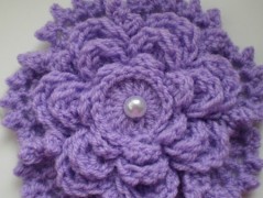 Morušový - háčkovaný šátek