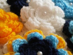 Morušový - háčkovaný šátek