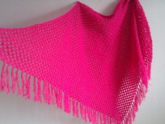 Morušový - háčkovaný šátek