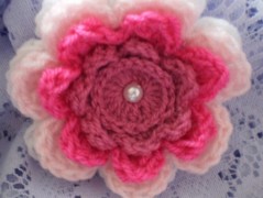 Morušový - háčkovaný šátek