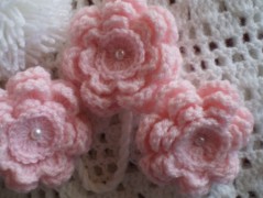 Morušový - háčkovaný šátek