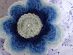 Morušový - háčkovaný šátek