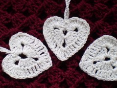 Morušový - háčkovaný šátek