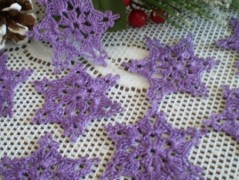 Morušový - háčkovaný šátek