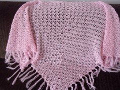 Morušový - háčkovaný šátek