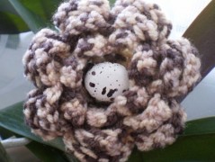 Morušový - háčkovaný šátek