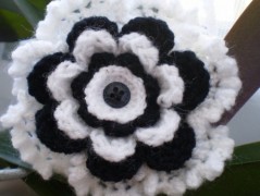 Morušový - háčkovaný šátek