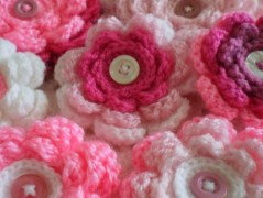 Morušový - háčkovaný šátek