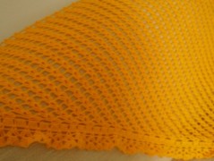 Morušový - háčkovaný šátek