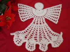 Morušový - háčkovaný šátek